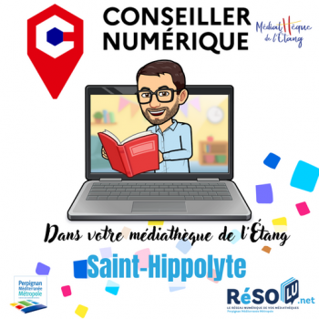 Médiathèque de l'Etang - Saint Hippolyte - Un conseiller numérique à votre écoute