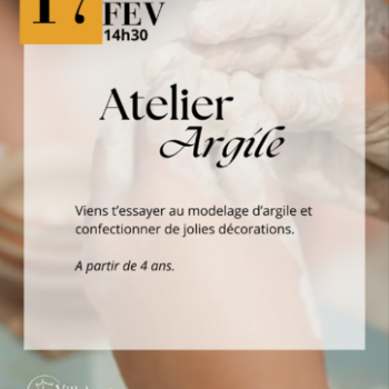 Atelier d'argile | Médiathèque J.tatsu 