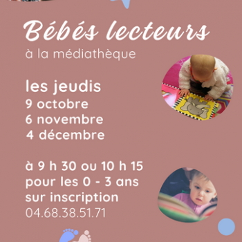 Médiathèque Rivesaltes - Bébés lecteurs