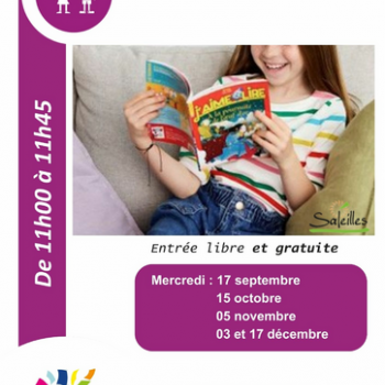 L'heure du conte avec Domily - Médiathèque Alexandre Jardin  de Saleilles