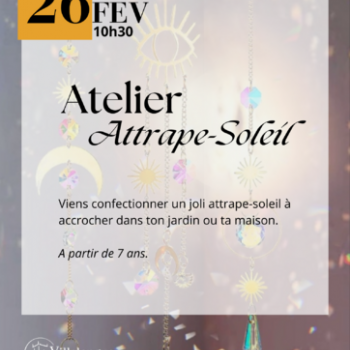 Atelier Attrape-Soleil | Médiathèque J. Tastu