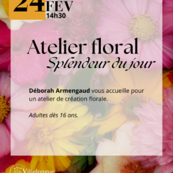 Atelier Floral "Splendeur dur jour" | Médiathèque J. Tastu