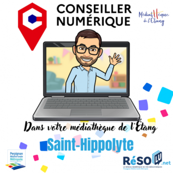 Médiathèque de l'Etang - Saint Hippolyte - Un conseiller numérique à votre écoute