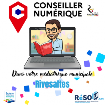 Médiathèque municipale de Rivesaltes - Un conseiller numérique répond à vos questions