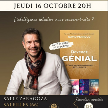 Conférence /Atelier interactif  "Devenez Genial"- David Perroud - Médiathèque "Alexandre Jardin" de Saleilles