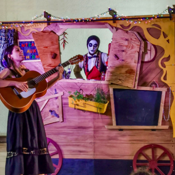 Oscar et Carrosse «  La soupe de pâtes » 
Spectacle théatro-musical par la Cie Gélucide
