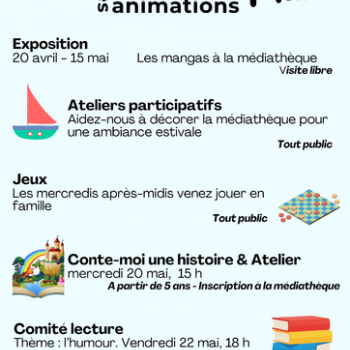 Rivesaltes - Exposition Le manga à la médiathèque