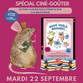 Rat conteur : spécial ciné goûter - Bibliothèque de Cabestany