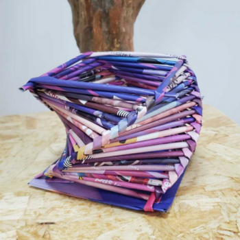 Atelier créatif : vase en papier de livre - Bibliothèque de Cabestany