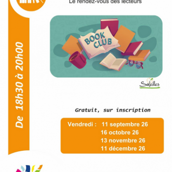 L'apéro littéraire-Médiathèque Alexandre Jardin de Saleilles -  