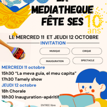 MEDIATHEQUE TOULOUGES - ANNIVERSAIRE - SPECTACLES