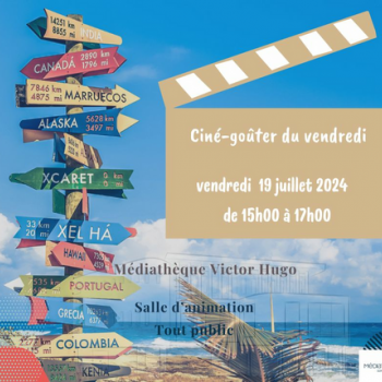 Ciné-goûter du vendredi - Médiathèque Victor Hugo - Sainte Marie la mer