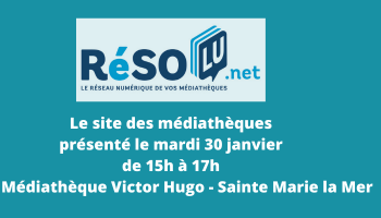 Découvrez le site des médiathèques du réseau 