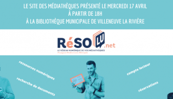 Présentation du site des Médiathèques mercredi 17 avril