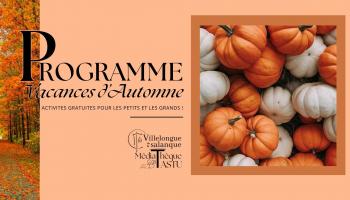PROGRAMMATION VACANCES D'AUTOMNE 2025
