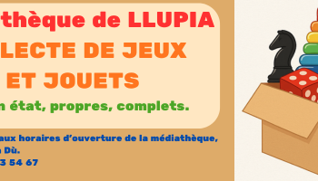 Collecte de jeux et jouets