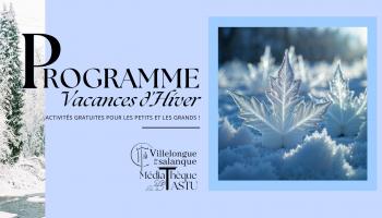 PROGRAMMATION VACANCES D'HIVER 2026