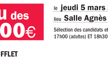 LE JEU DES 1000 € DE FRANCE INTER AU CENTRE CULTUREL - MÉDIATHÈQUE D'ESPIRA DE L’AGLY