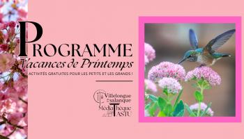 PROGRAMMATION VACANCES DE PRINTEMPS 2026