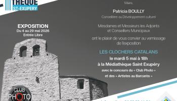 Invitation au vernissage – Exposition « Les clochers catalans »