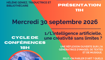 La traduction en bibliothèque + Intelligence artificielle, une créativité sans limites ?