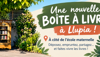 📚 Une nouvelle boîte à lire s'installe à Llupia !