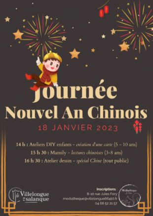 Nouvel An Chinois à la Médiathèque Tastu