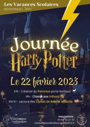 Médiathèque de Villelongue de la Salanque J. Tastu - Journée HARRY POTTER 