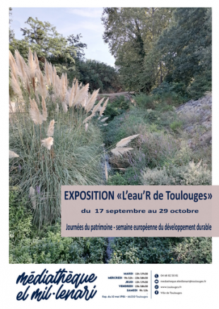 Exposition médiathèque de Toulouges : L'eau'R de Toulouges - Objectif développement durable