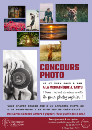 Concours Photo | Médiathèque J. Tastu