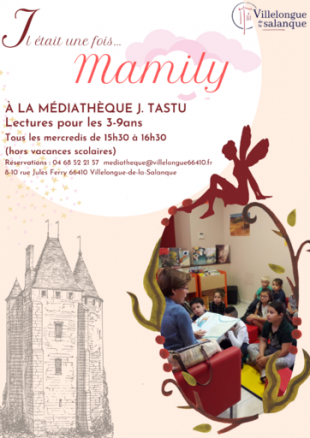 Mamily à la Médiathèque J. Tastu