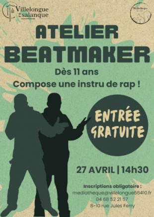 Atelier BeatMaker | Médiathèque J. Tastu
