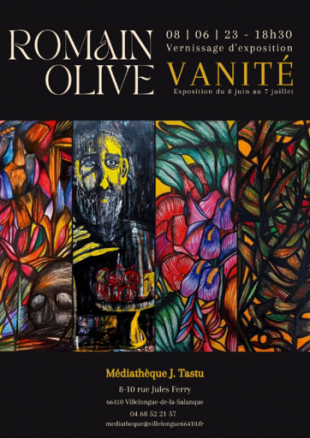 Exposition VANITE Romain Olive | Médiathèque J. Tastu