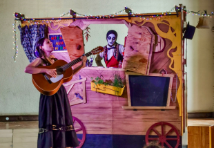Oscar et Carrosse «  La soupe de pâtes » 
Spectacle théatro-musical par la Cie Gélucide
