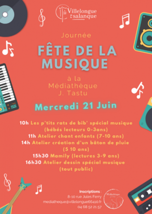 Fête de la Musique | Médiathèque J. Tastu