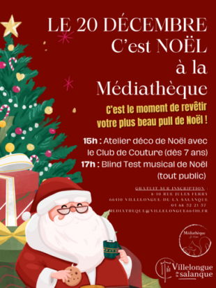 NoëL à la Médiathèque J. Tastu
