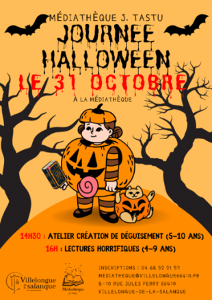 Journée Halloween | Médiathèque J. Tastu