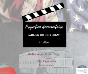 Projection film documentaire - Médiathèque Victor Hugo - Sainte Marie la mer