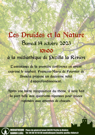 Conférence "les Druides et la nature" 