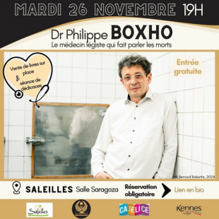 Entretien avec le Dr Philippe BOXHO, le médecin légiste qui fait parler les morts - Bibliothèque de Saleilles