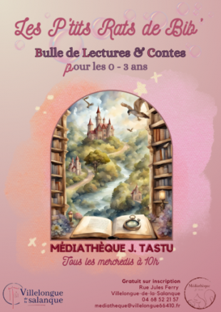 Les P'tits Rats de Bib' | Médiathèque J. Tastu