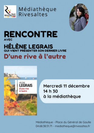 Rencontre avec Hélène Legrais