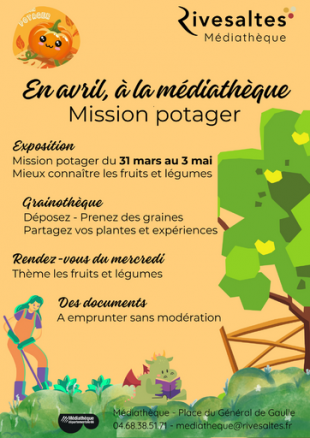 Rivesaltes - Exposition Mission potager