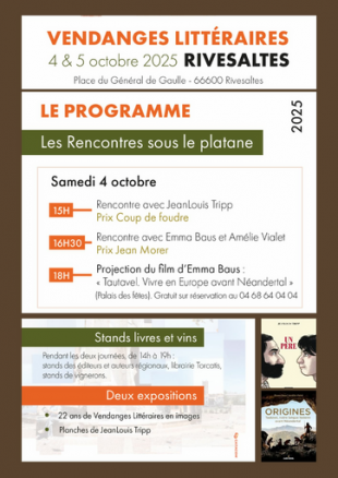 Médiathèque Rivesaltes - Vendanges littéraires