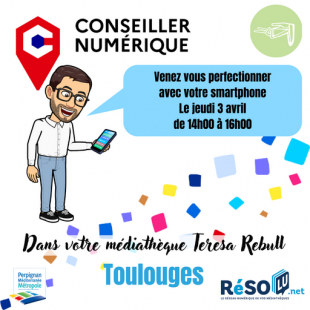 Médiathèque El Mil·lenari de Toulouges - Perfectionnement smartphone
