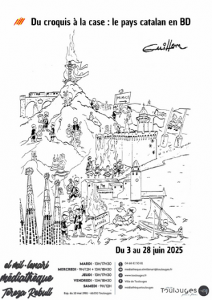 Du croquis à la case :le pays catalan en BD
