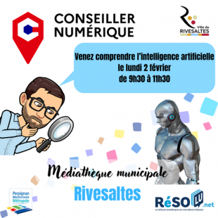 Découverte de l'intelligence artificielle - Médiathèque municipale de Rivesaltes