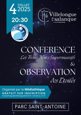 Conférence Trous Noirs Supermassifs & Observation des Etoiles