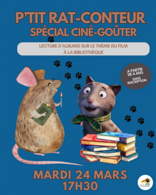 Rat conteur spécial ciné-gôuter - Bibliothèque de Cabestany