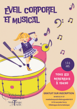 Eveil Corporel & Musical | Médiathèque J. Tastu